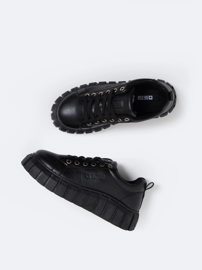 Sneakersy damskie czarne MM274617 906