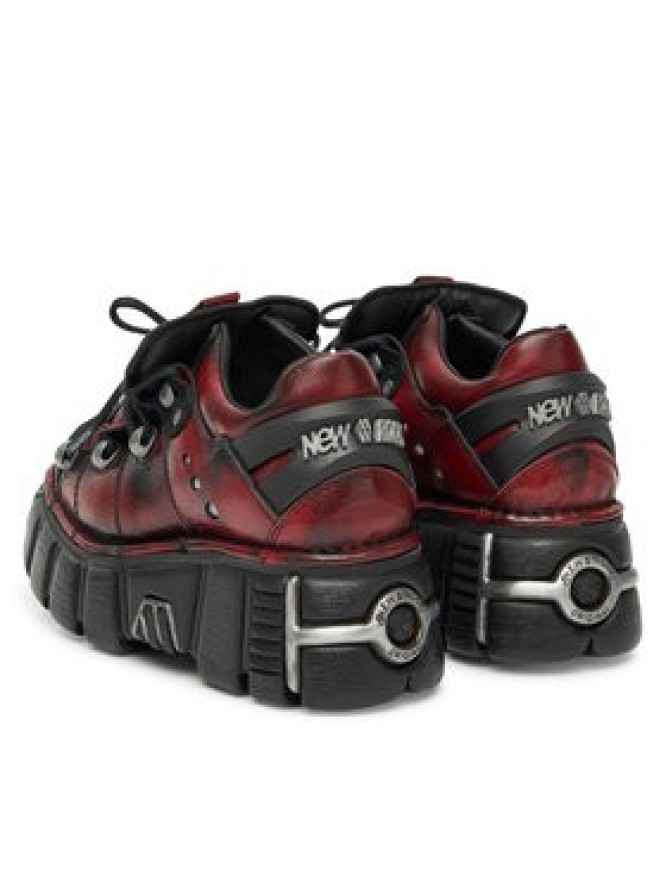 NEW ROCK Sneakersy M-120N-C67 Bordowy