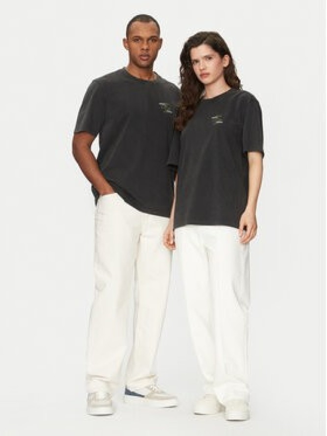 Filling Pieces T-Shirt Unisex Topiary 7449984 Szary Regular Fit