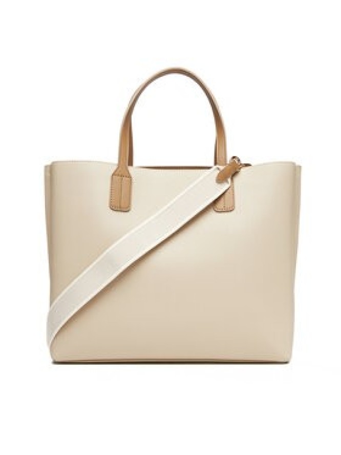 Tommy Hilfiger Torebka Th Distinct Satchel AW0AW17463 Beżowy