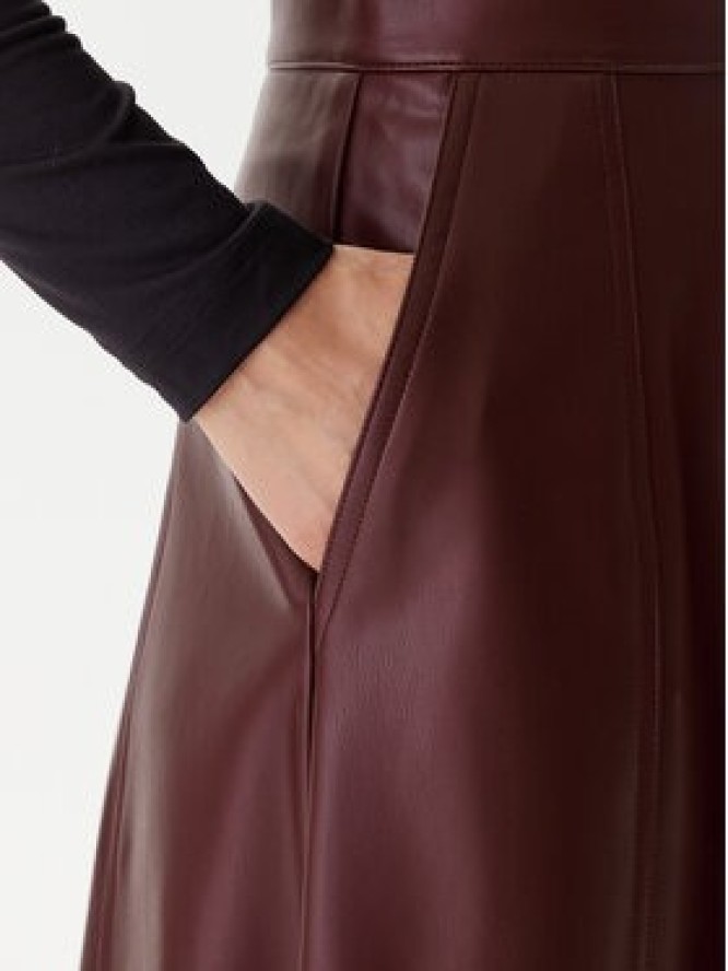 Guess Spódnica z imitacji skóry W5BD71 K8S30 Brązowy Regular Fit