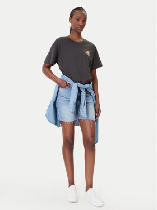 RVCA T-Shirt Pegasus EVJZT00165 Czarny Easy Fit