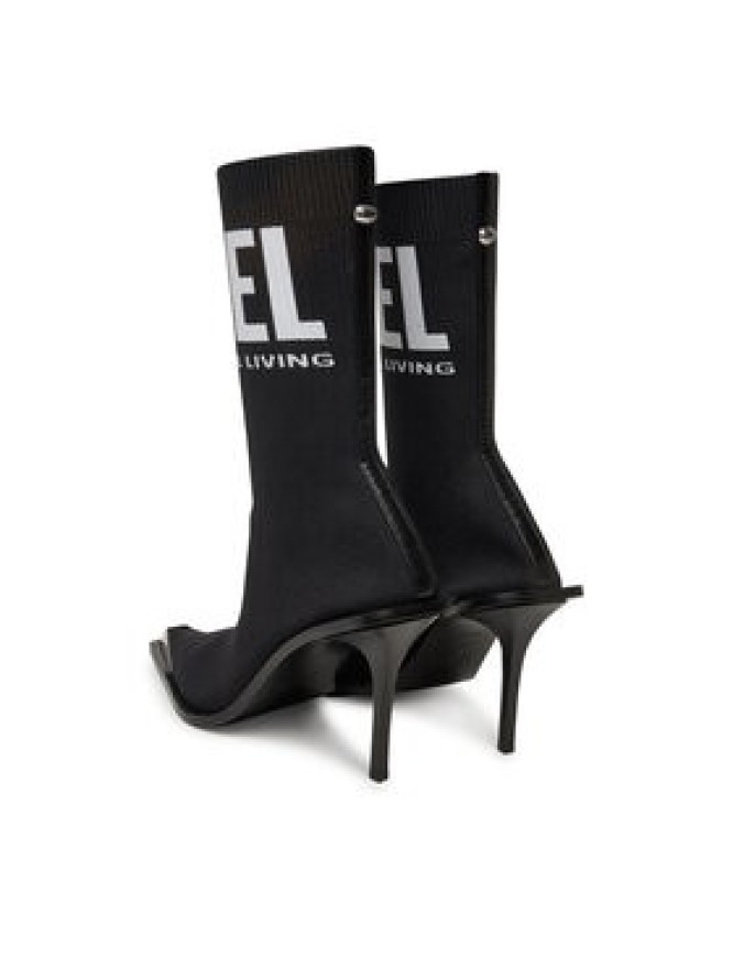 Diesel Botki D-Tona Y03492P3120 H4644 Czarny