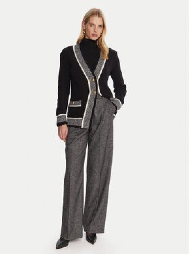 Luisa Spagnoli Kardigan Ceneriera 100206 Czarny Regular Fit