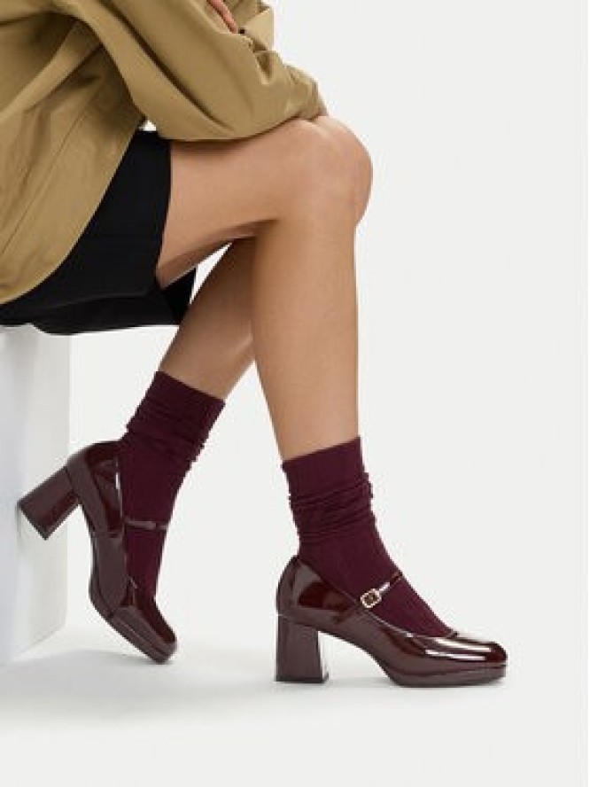 JENNY Czółenka CEO-CD240132-7 Bordowy