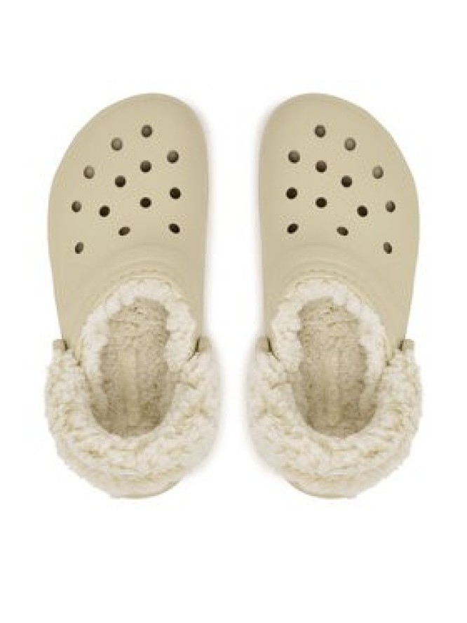 Crocs Klapki Classic Fleece Lined Clog Quartz 211396 Beżowy
