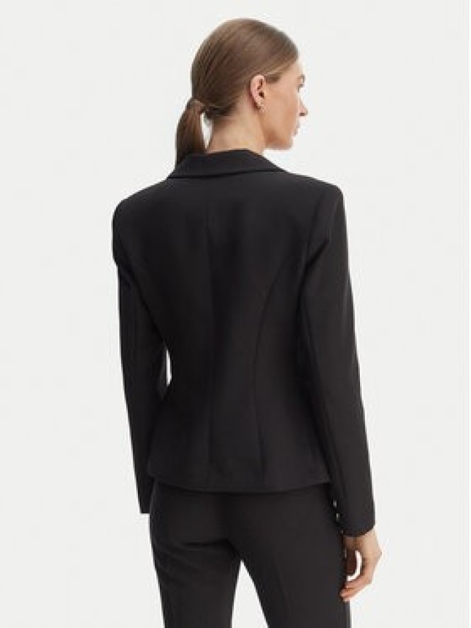 Rinascimento Marynarka CFC0128649003 Czarny Slim Fit