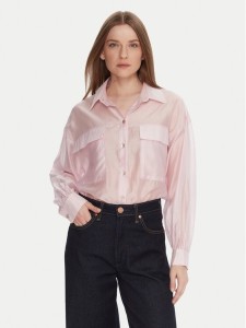 Rinascimento Koszula CFC0123656003 Różowy Relaxed Fit
