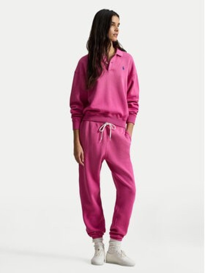 Polo Ralph Lauren Spodnie dresowe 211971700501 Różowy Tapered Fit