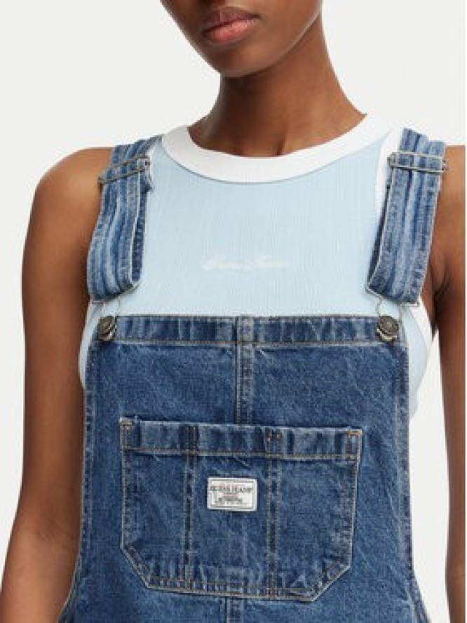 Guess Jeans Sukienka jeansowa W6GK25 D5M4O Niebieski Regular Fit