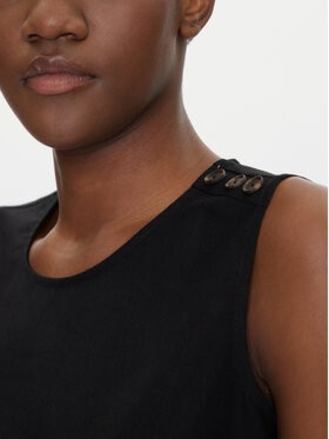 Barbour Sukienka codzienna Lucy LDR0908BK11 Czarny Regular Fit