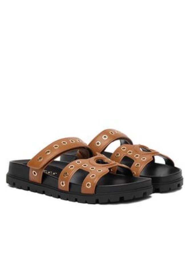 Guess Klapki FLPFAS ELE03 Brązowy