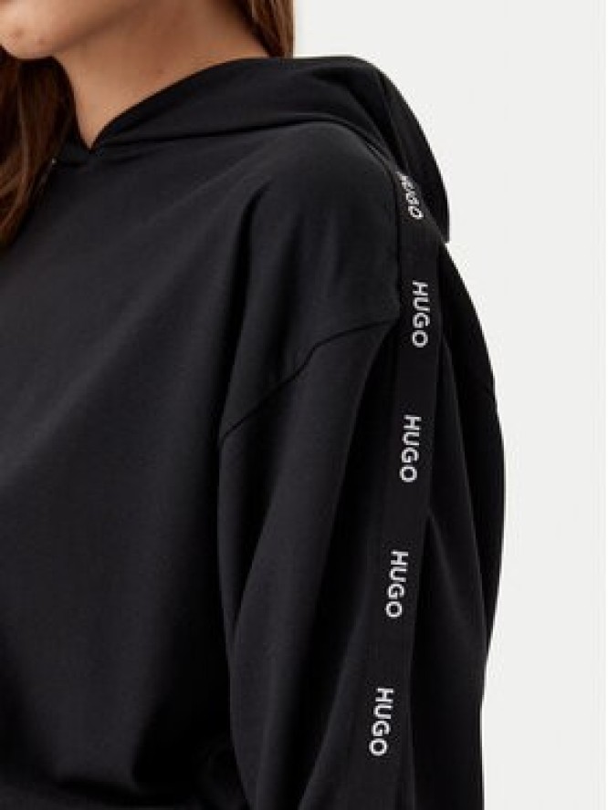 HUGO Bluza 50531703 Czarny Regular Fit