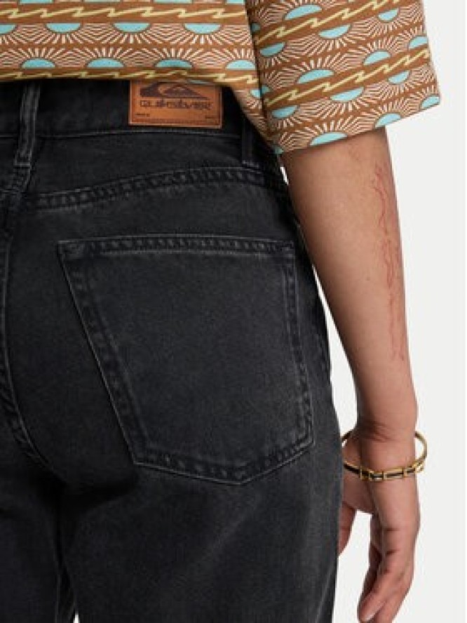 Quiksilver Jeansy Mom Denim EQWDP03026 Czarny Mom Fit