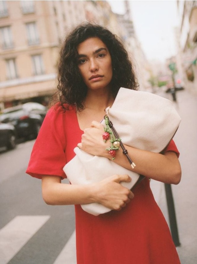 Torebka shopper - brązowy