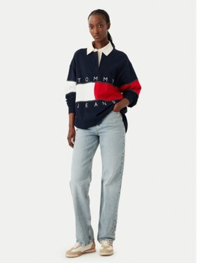 Tommy Jeans Jeansy Layla Hr DW0DW23035 Niebieski Slim Fit