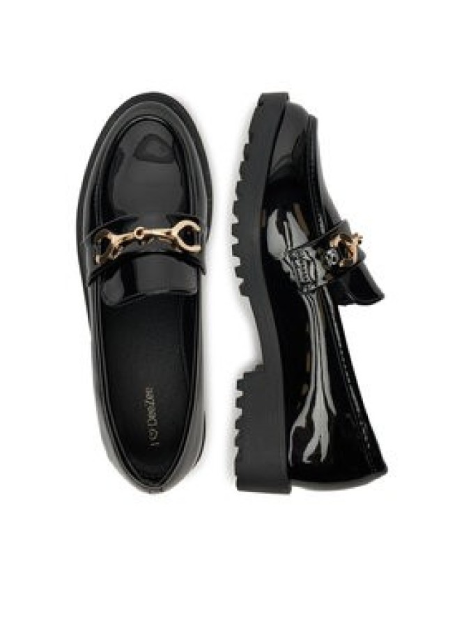 DeeZee Loafersy HXG2108-90 Czarny
