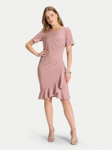 Swing Sukienka koktajlowa 5AH04800 Różowy Regular Fit