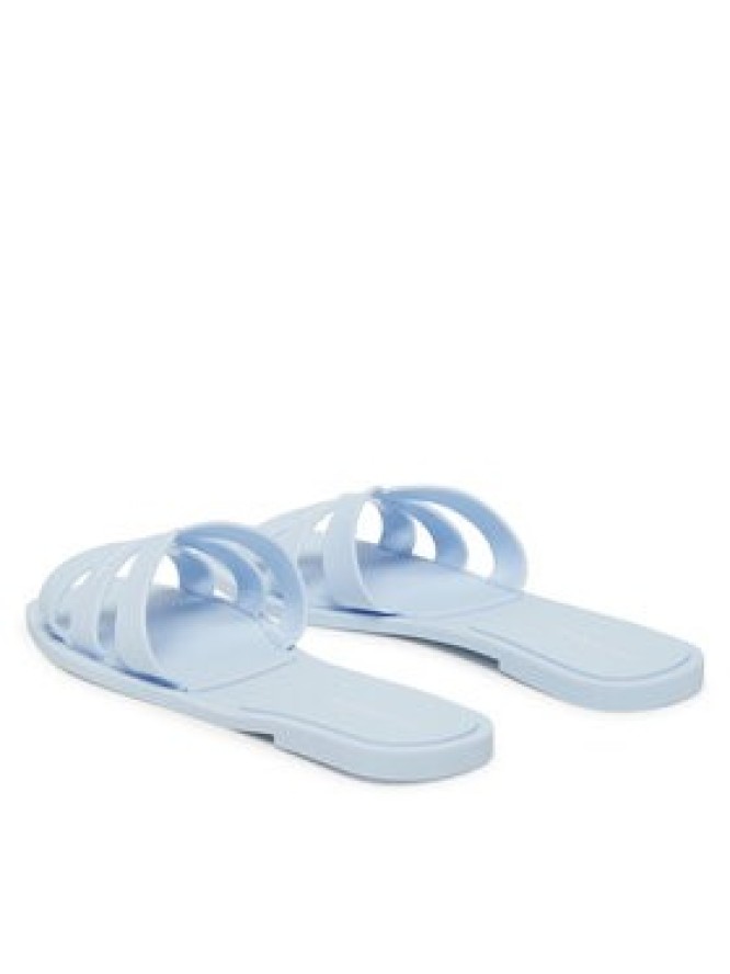 KARL LAGERFELD Klapki Jelly IV KL80025 Błękitny