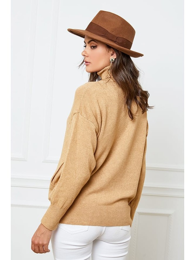 Joséfine Golf "Elona" w kolorze beżowym rozmiar: M