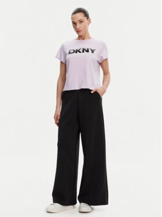 DKNY Sport T-Shirt DP4T1035 Fioletowy Regular Fit