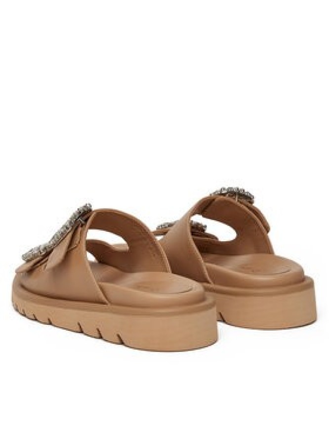 Eva Minge Klapki LILY-VII75-06-1 Beżowy