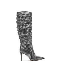 MICHAEL Michael Kors Kozaki Dawn Heeled Boot 40F5DWHB7S Srebrny