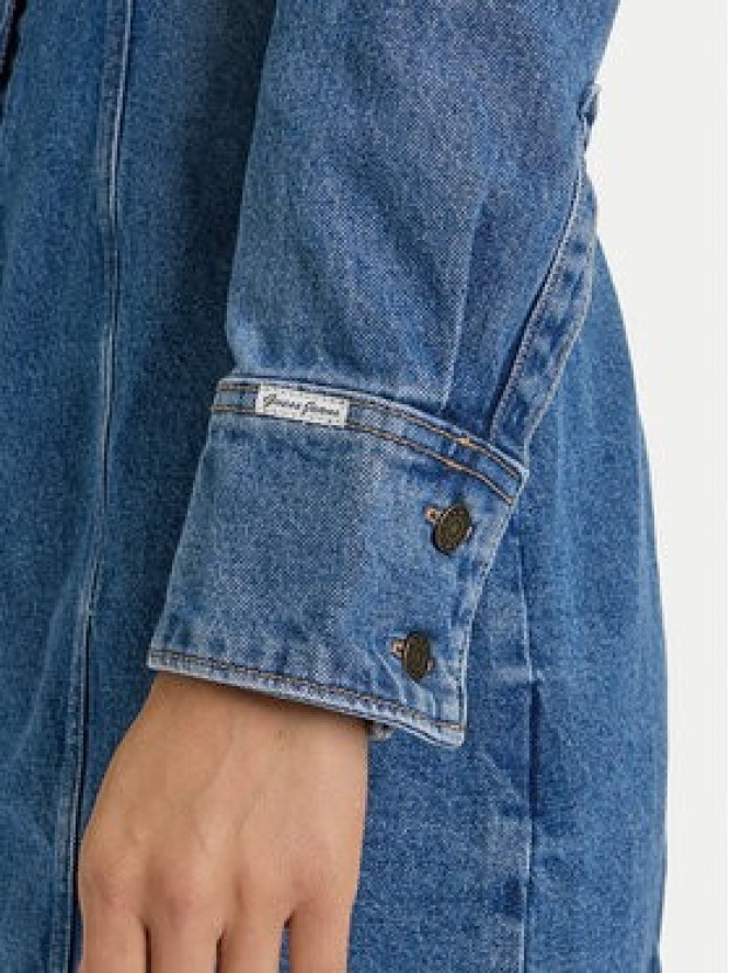 Guess Jeans Sukienka jeansowa W5BK48 D5M48 Niebieski Slim Fit