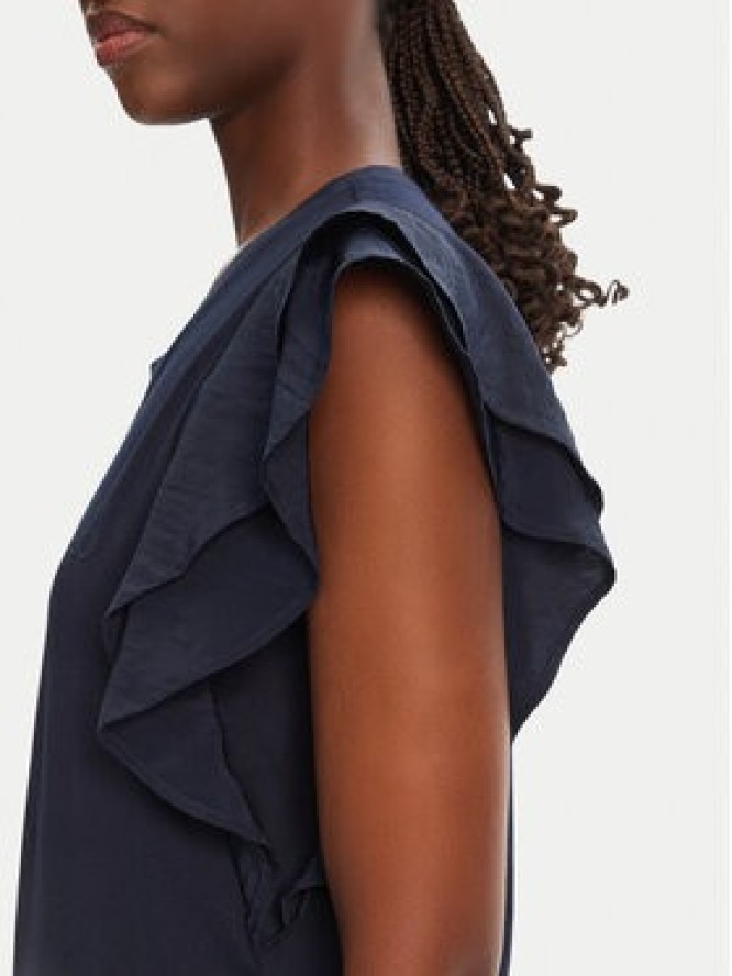 Liu Jo Bluzka TA5178 J5904 Granatowy Regular Fit