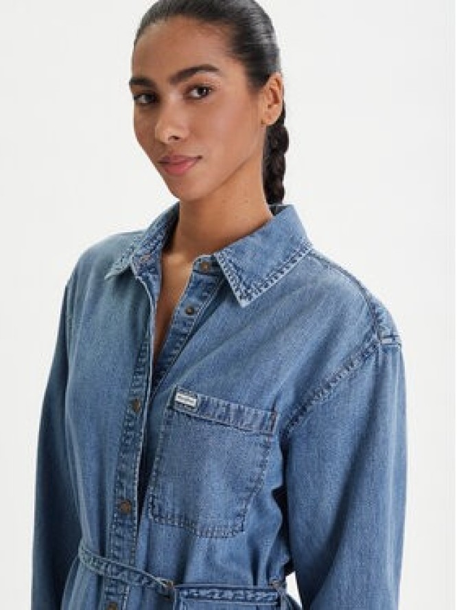 Guess Jeans Sukienka jeansowa W6RK26 D5M81 Niebieski Regular Fit
