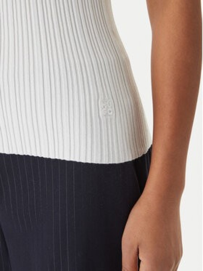 HUGO Top Sarepla 50539890 Écru Slim Fit