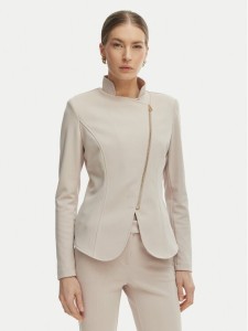 Rinascimento Marynarka CFC0127901003 Beżowy Slim Fit