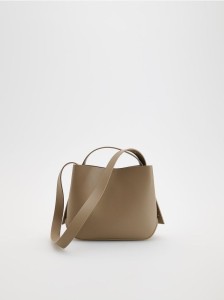 Torebka bucket - beżowy