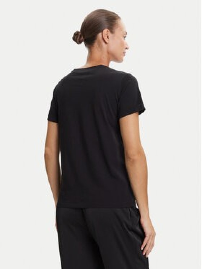 Liu Jo Sport T-Shirt TF5163 JS923 Czarny Regular Fit