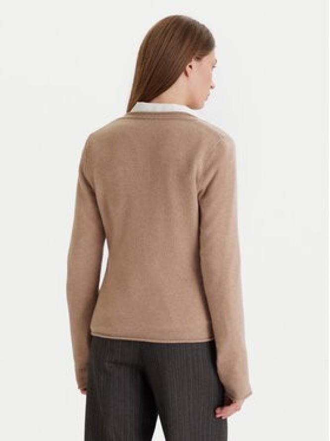 Tommy Hilfiger Sweter WW0WW43505 Beżowy Regular Fit