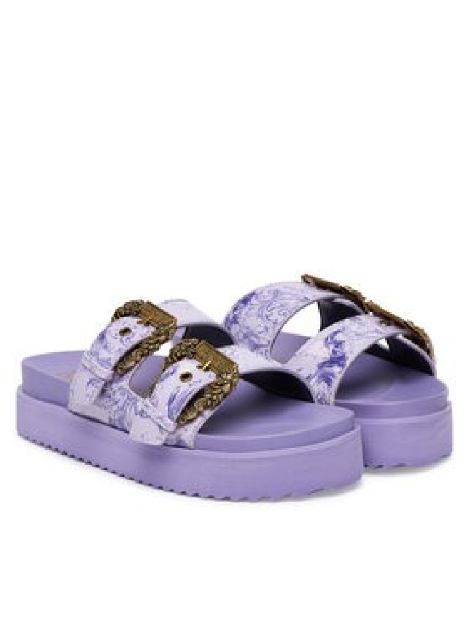 Versace Jeans Couture Klapki 80VA3SM1 ZS366 338 Fioletowy