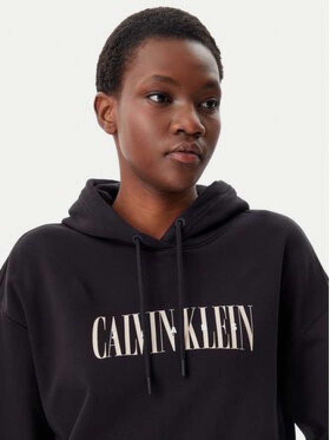 Calvin Klein Jeans Bluza Varsity J20J225579 Czarny Regular Fit
