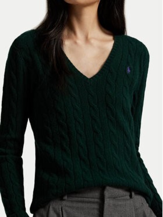 Polo Ralph Lauren Sweter 211971866009 Zielony Slim Fit