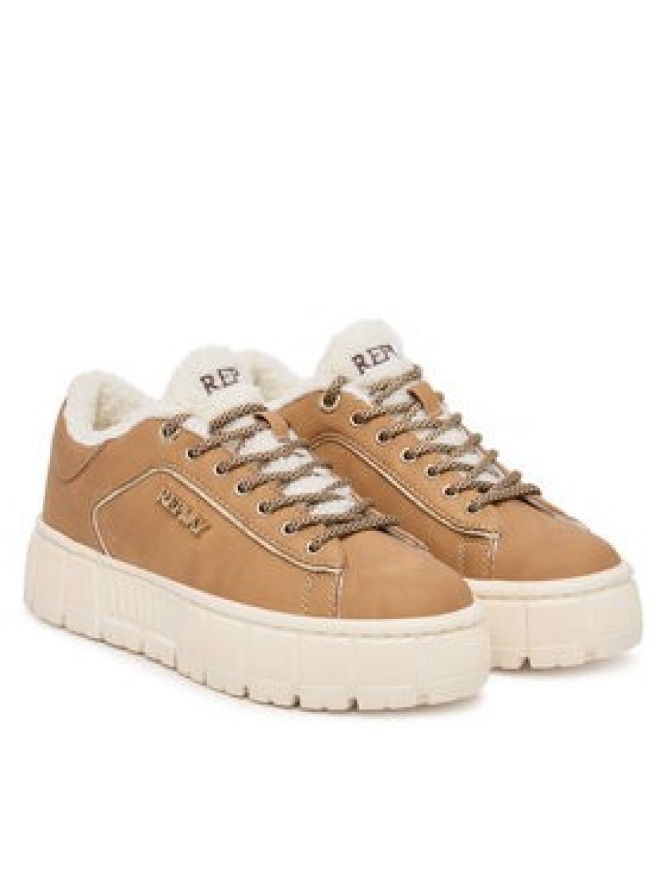 REPLAY Sneakersy GWZ7G .000.C0203S Beżowy