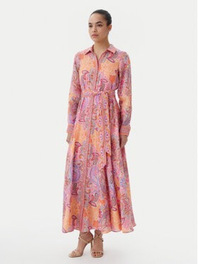 Hale Bob Sukienka koszulowa 4YDD632A Różowy Regular Fit