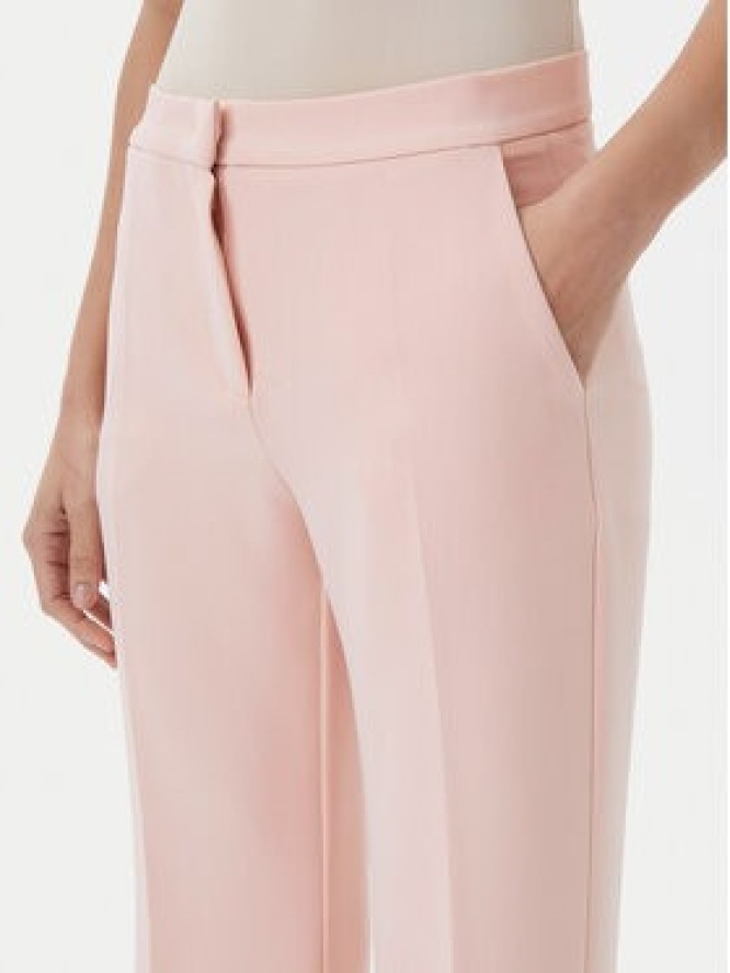 Maryley Spodnie materiałowe 25EB587/43PY Różowy Regular Fit