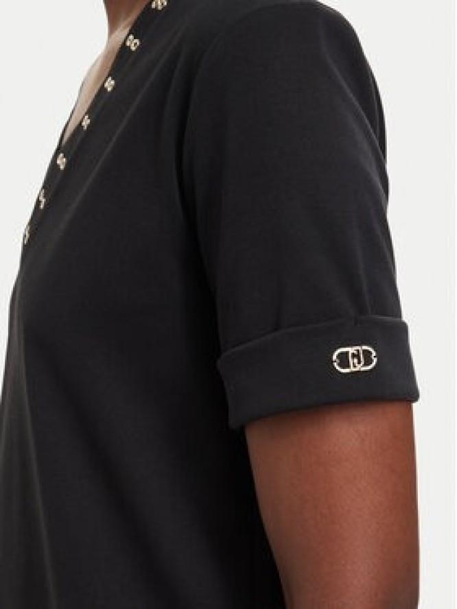 Liu Jo Sport Sukienka codzienna TA6296 J3855 Czarny Regular Fit