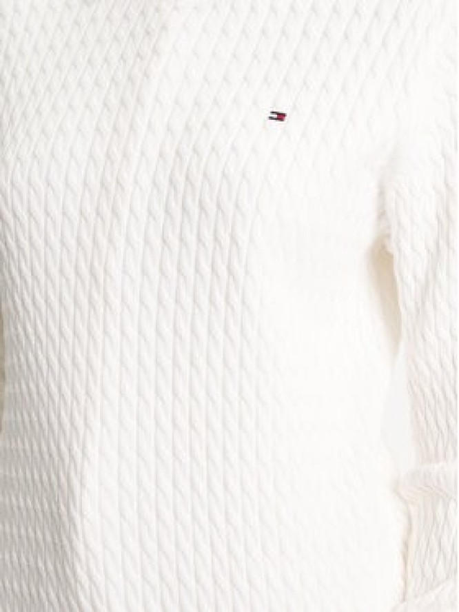 Tommy Hilfiger Sweter Fine WW0WW44993 Écru Regular Fit
