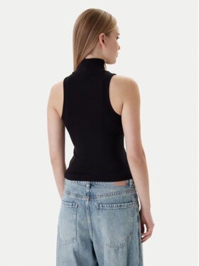 Tommy Jeans Bluzka Badge DW0DW21840 Czarny Slim Fit