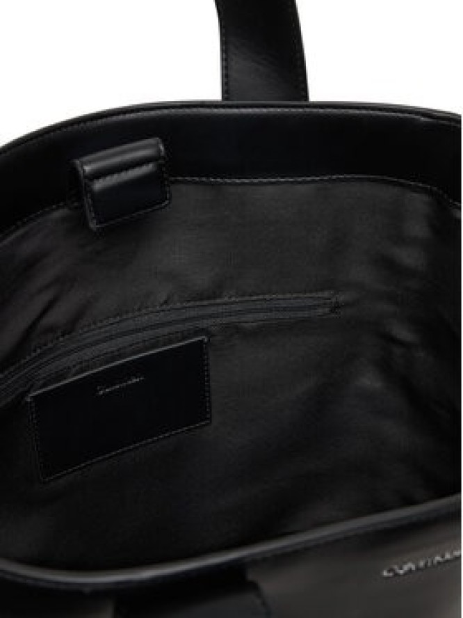 Calvin Klein Torebka Webbing Strap Tote LV04F3289G Czarny
