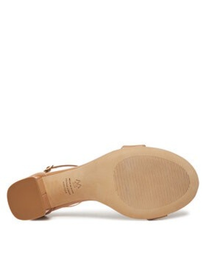 Stuart Weitzman Sandały Nudist Block 75 SJ983 Beżowy